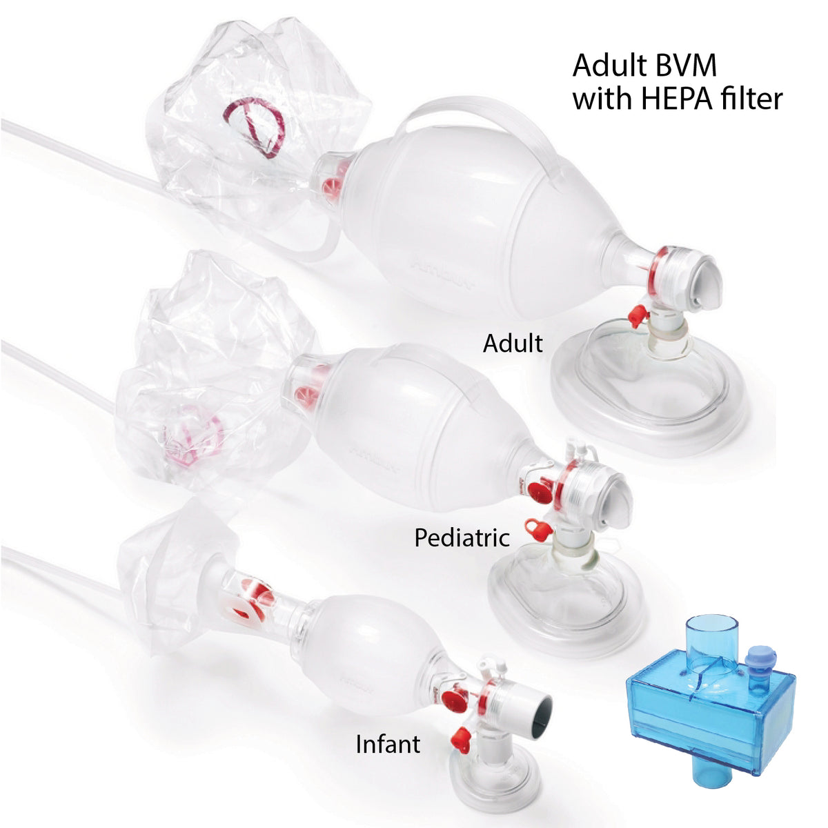 Ambu Adult Bag Valve Mask, Kemp USA