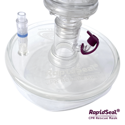 Kemp USA RapidSeal Resuscitation Mask with O2 Port, Kemp USA