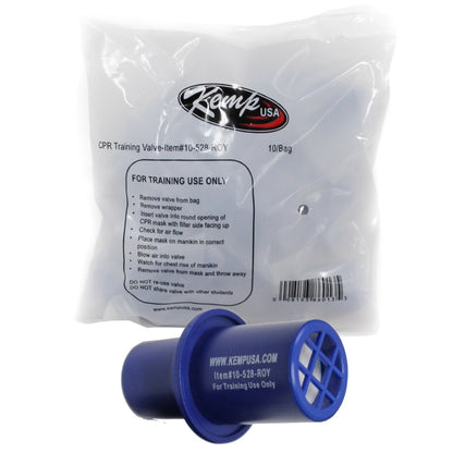Kemp USA CPR Training Valves (Pack of 10)