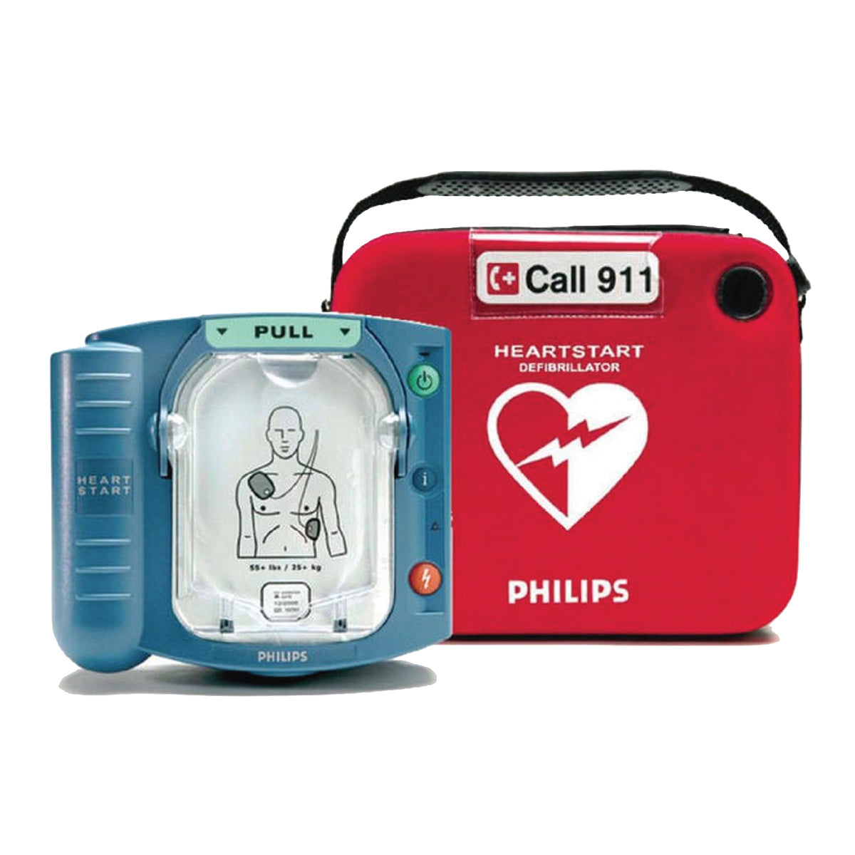 Philips HeartStart AED with Carry Case, Kemp USA
