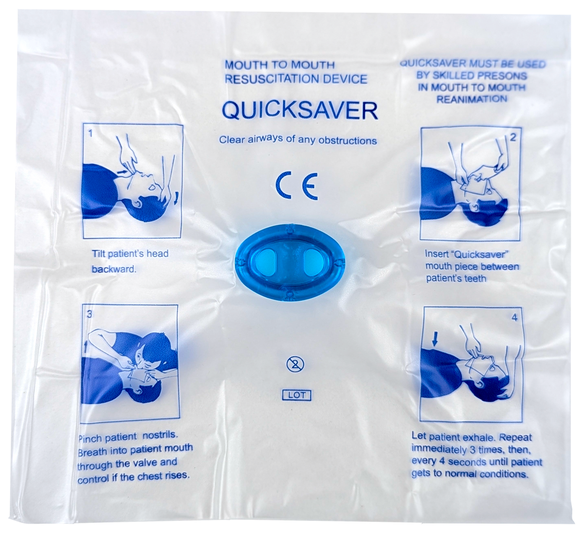 Kemp USA CPR Face / Mouth Disposable Shield, Kemp USA