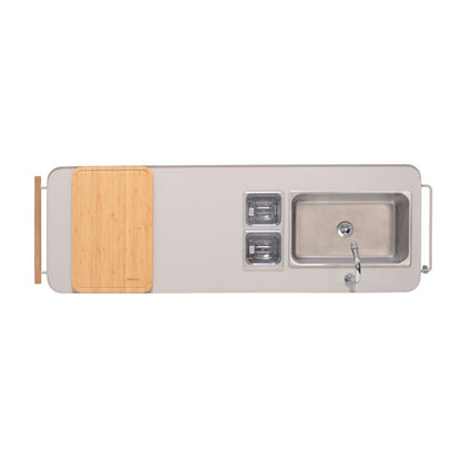 LifestyleGarden Portals Light Portable Outdoor Kitchen with Sink