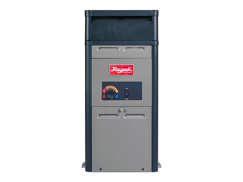 Raypak Above Ground P-R106A-AN-C #0-4999 105k BTU Natural Gas Copper Pool Heater