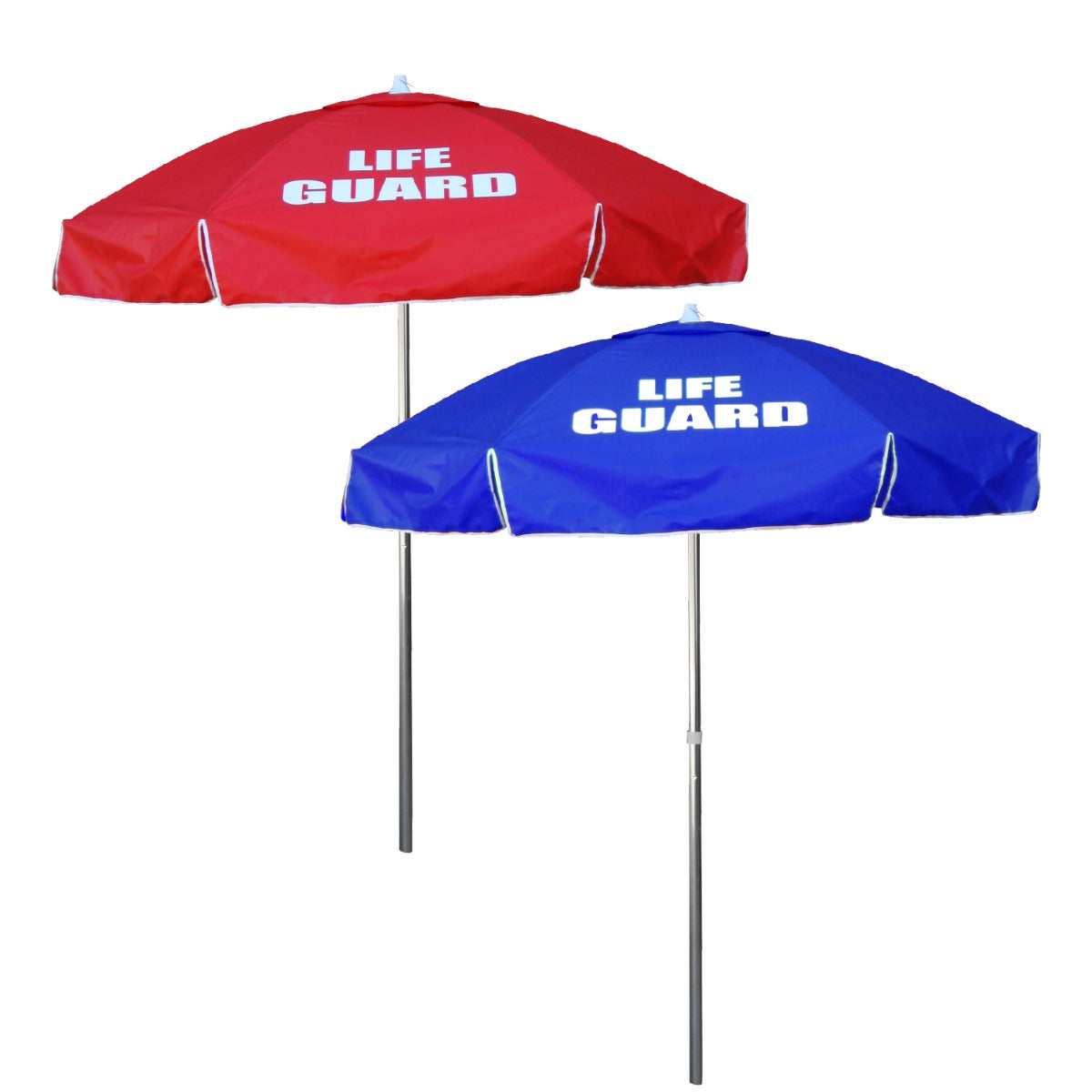 Kemp USA 6 ft Polyester Fabric Umbrella with LIFE GUARD Logo