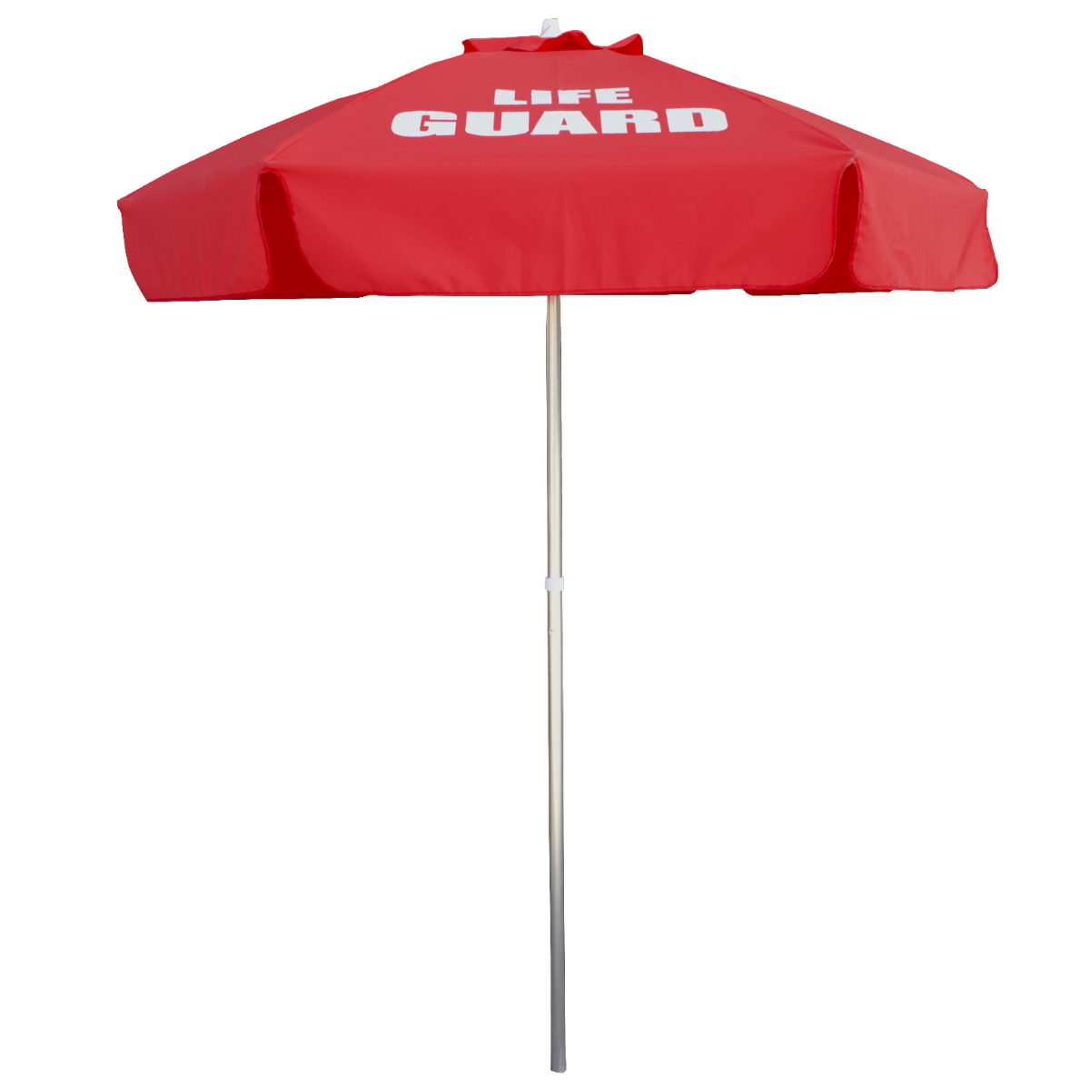 Kemp USA 6 ft Polyester Fabric Umbrella with LIFE GUARD Logo, Kemp USA