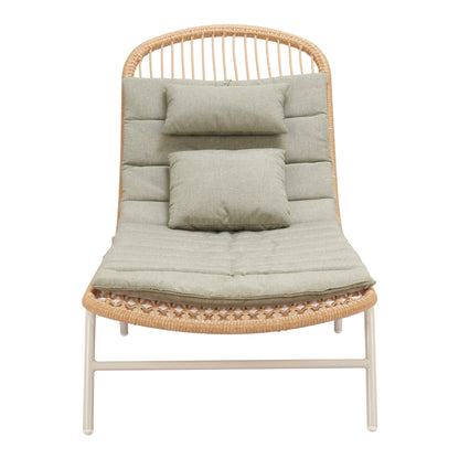 Skim Outdoor Patio Chaise Lounge, Multicolor