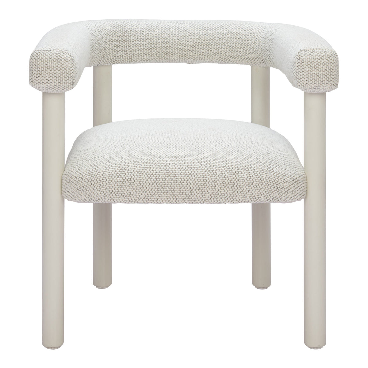Sunbath Outdoor Patio Dining Chair, Set of 2, White