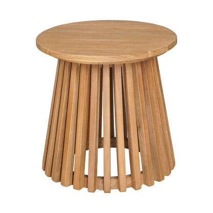 Zahara Outdoor Patio Side Table, Natural