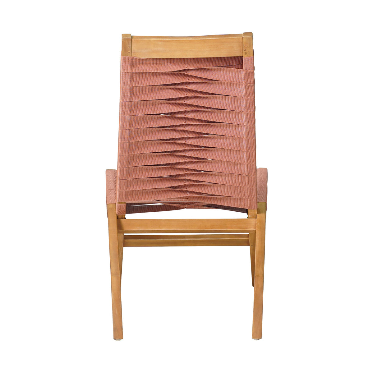 Rova Outdoor Patio Lounge Chair, Terracotta