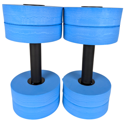 Kemp USA Water Aerobic EVA Foam Dumbbells Set (pair), Kemp USA