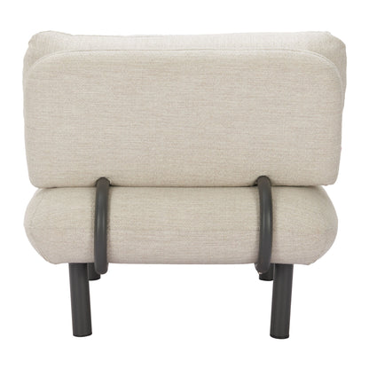 Aperto Outdoor Patio Accent Chair, Beige