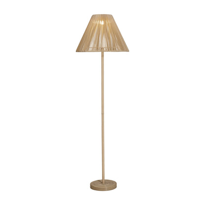 Lumika Outdoor Solar Floor Lamp, Beige