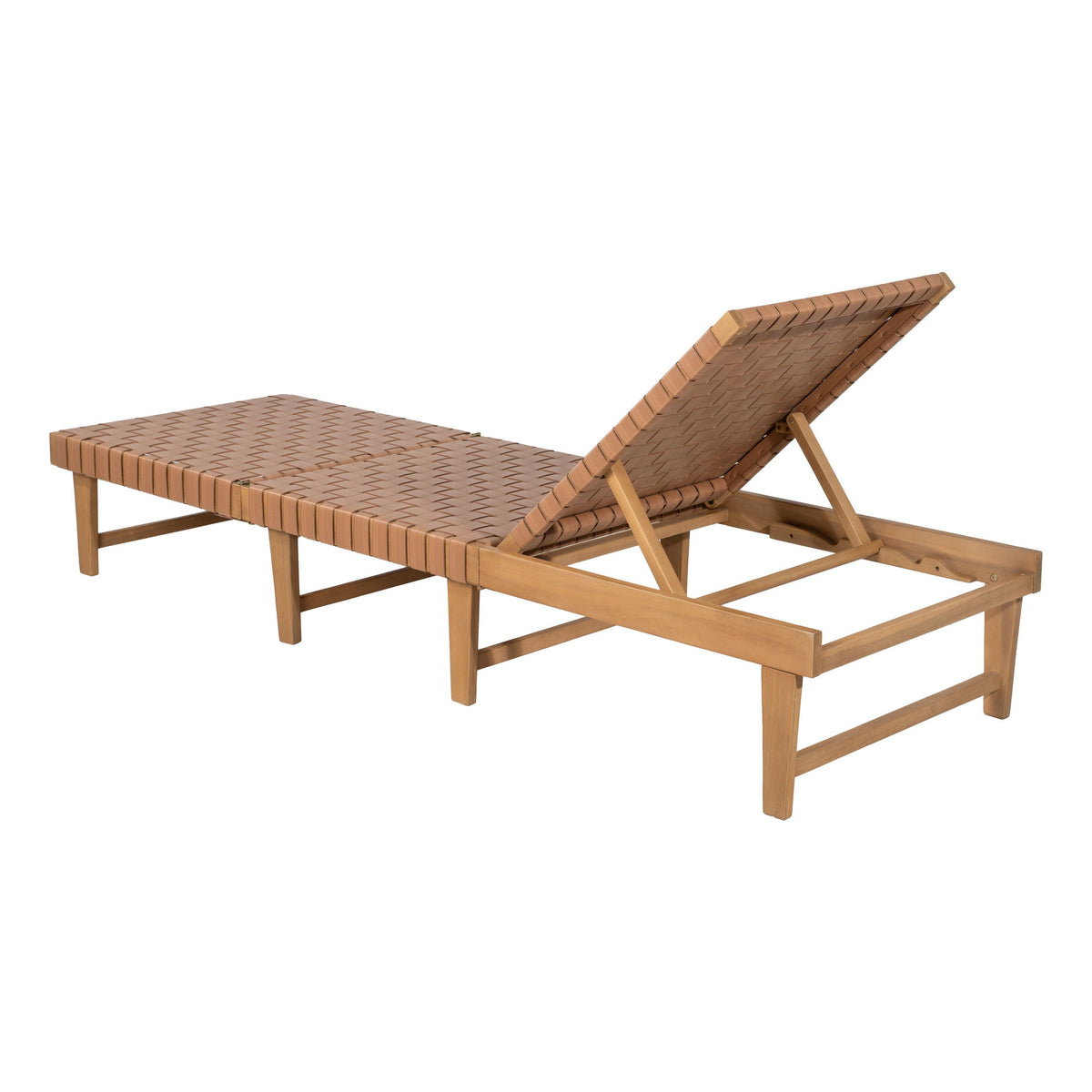 Breath Outdoor Patio Chaise Lounge, Brown
