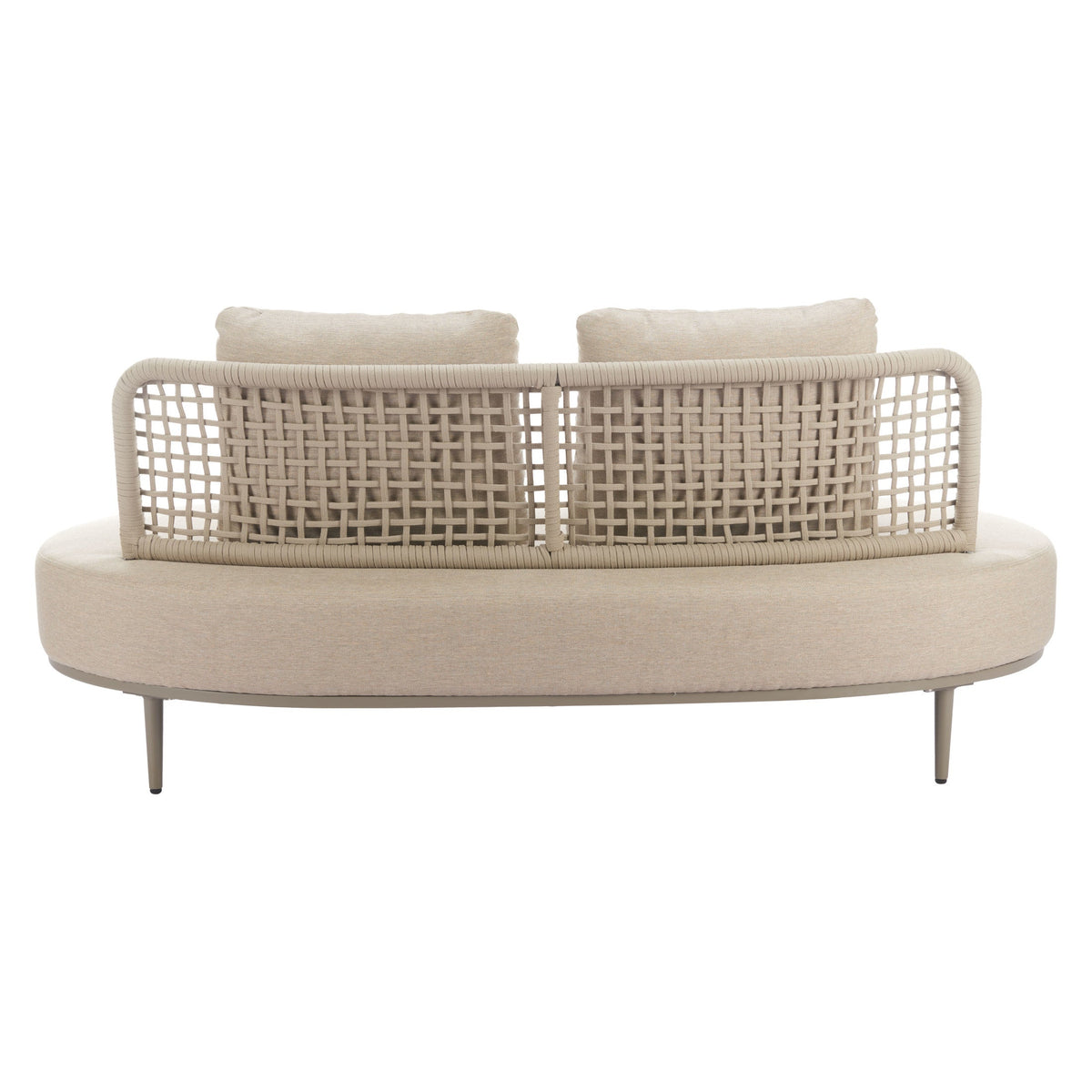 Ruhe Outdoor Patio Sofa, Beige