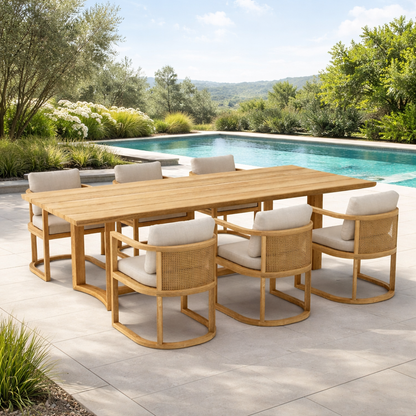 Anderson Teak Junus 7-Piece Dining Table Set