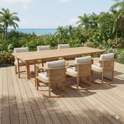 Anderson Teak Junus 7-Piece Dining Table Set