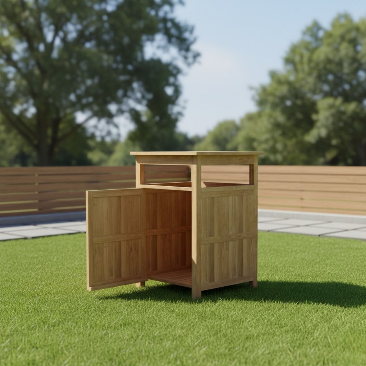 Anderson Teak Cobana Large Trash Bin