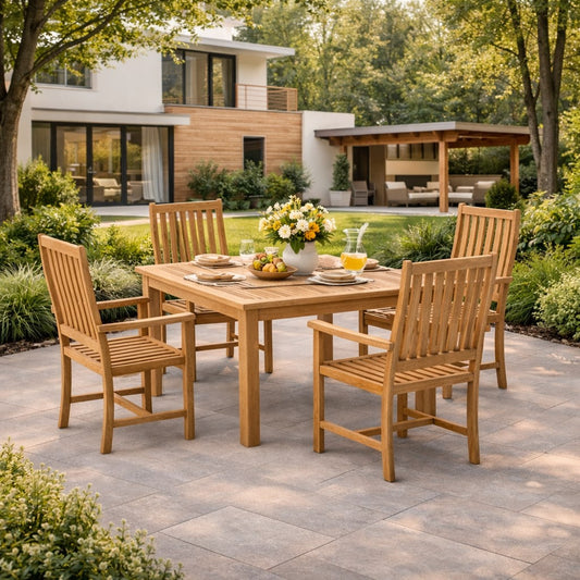 Anderson Teak Windsor Wilshire 5-Piece Dining Set