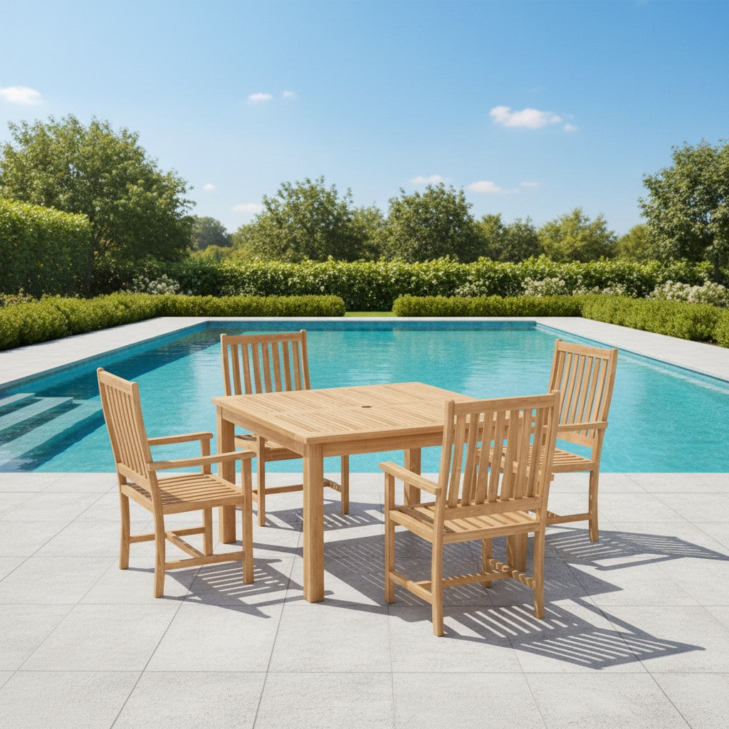 Anderson Teak Windsor Wilshire 5-Piece Dining Set