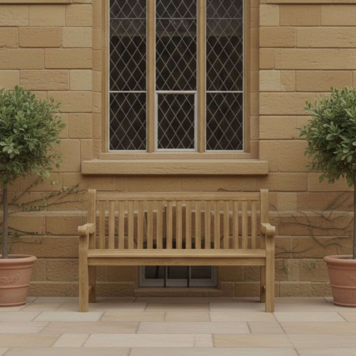 Anderson Teak Devonshire 3-Seater Extra Thick Bench
