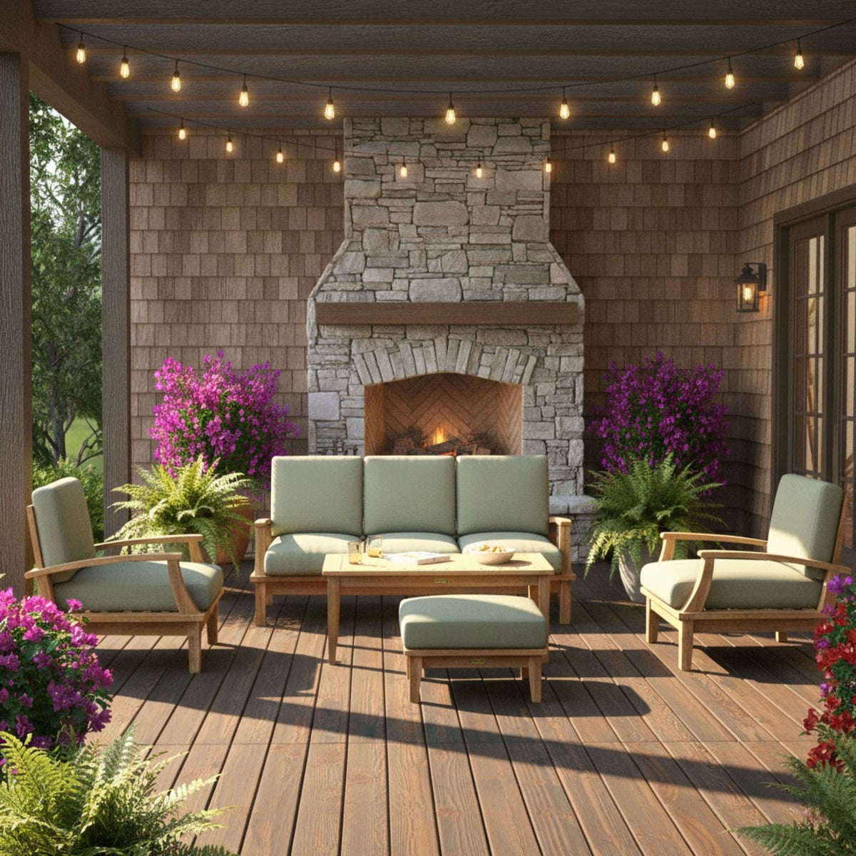 Anderson Teak Brianna 5-Piece Deep Seating Sofa Set