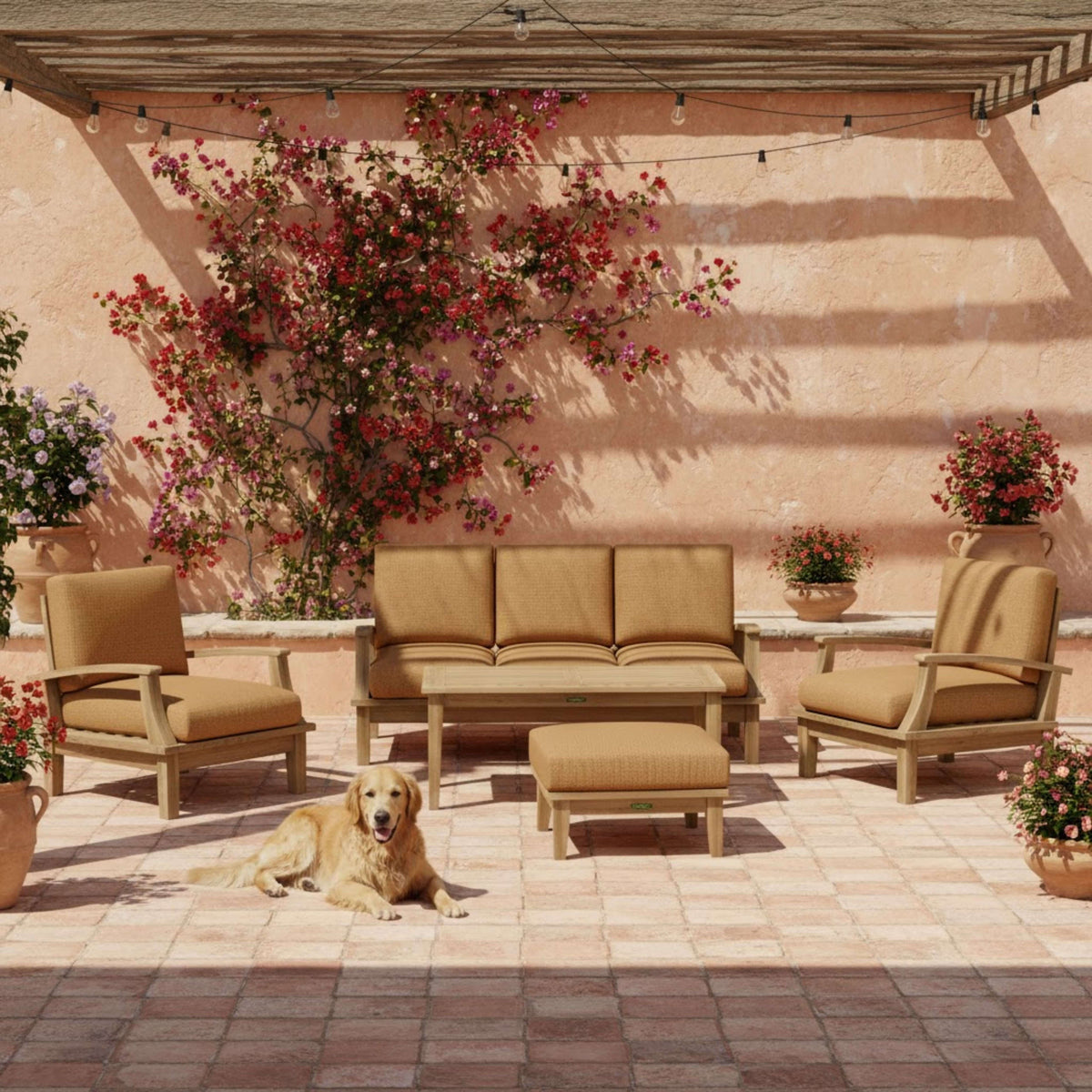 Anderson Teak Brianna 5-Piece Deep Seating Sofa Set