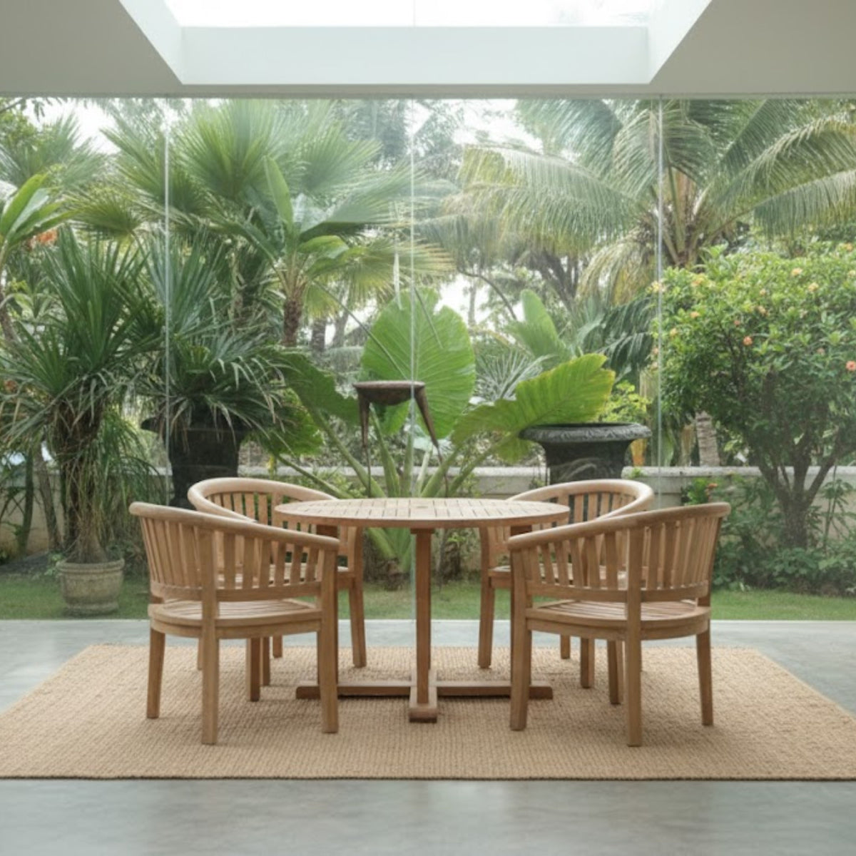Anderson Teak Tosca 5-Piece Dining Table Set