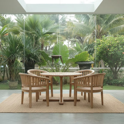 Anderson Teak Tosca 5-Piece Dining Table Set