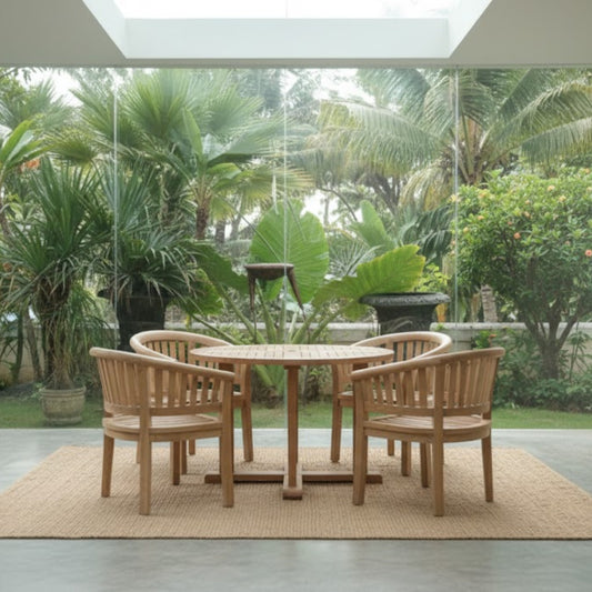 Anderson Teak Tosca 5-Piece Dining Table Set