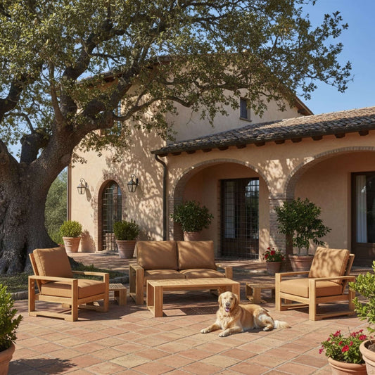 Anderson Teak Capistrano 5-Piece Deep Seating Loveseat Collection