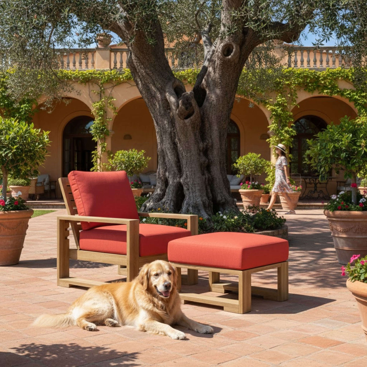Anderson Teak Capistrano 2-Piece Deep Seating Collection