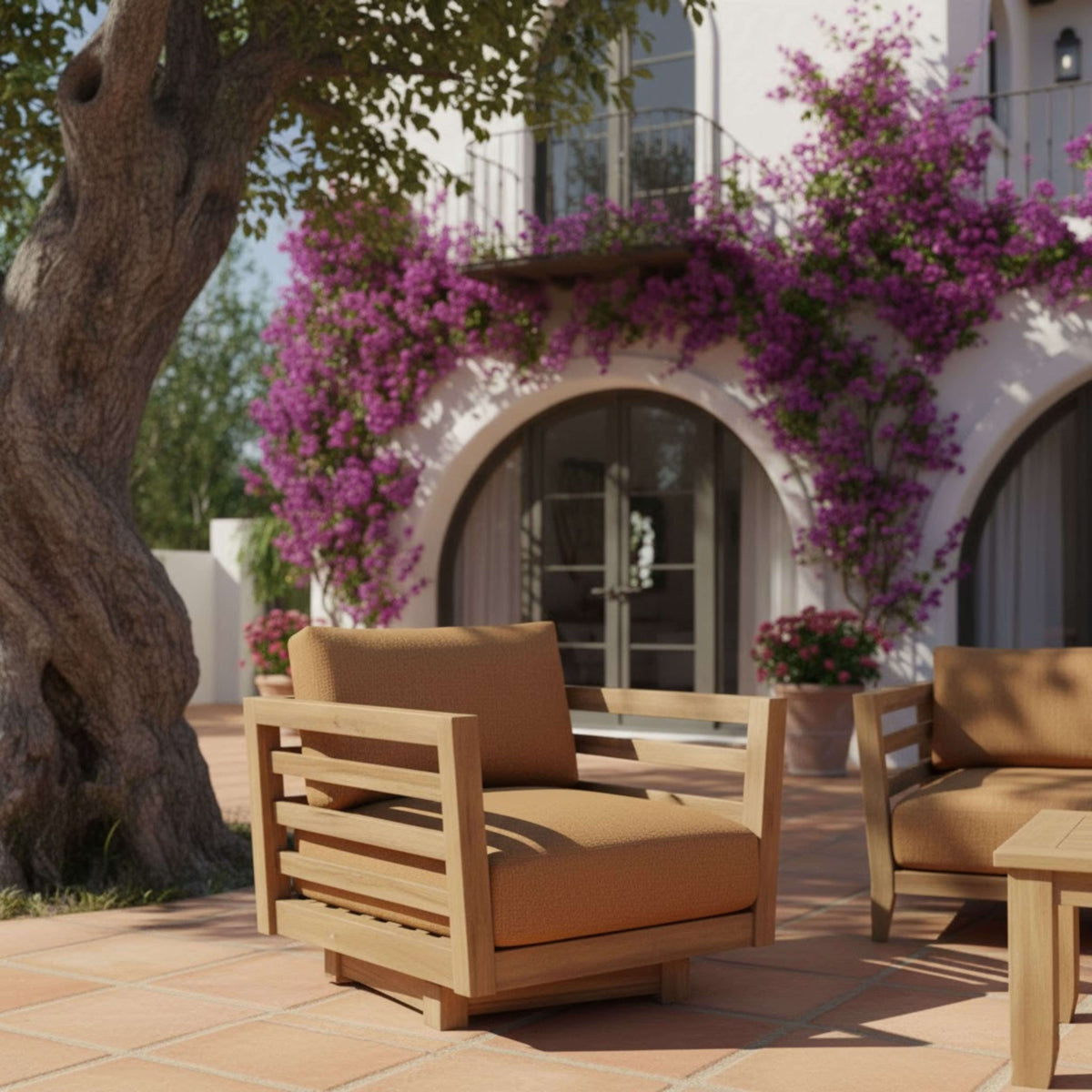 Anderson Teak Cordoba Deep Seating 5-Piece Swivel Set