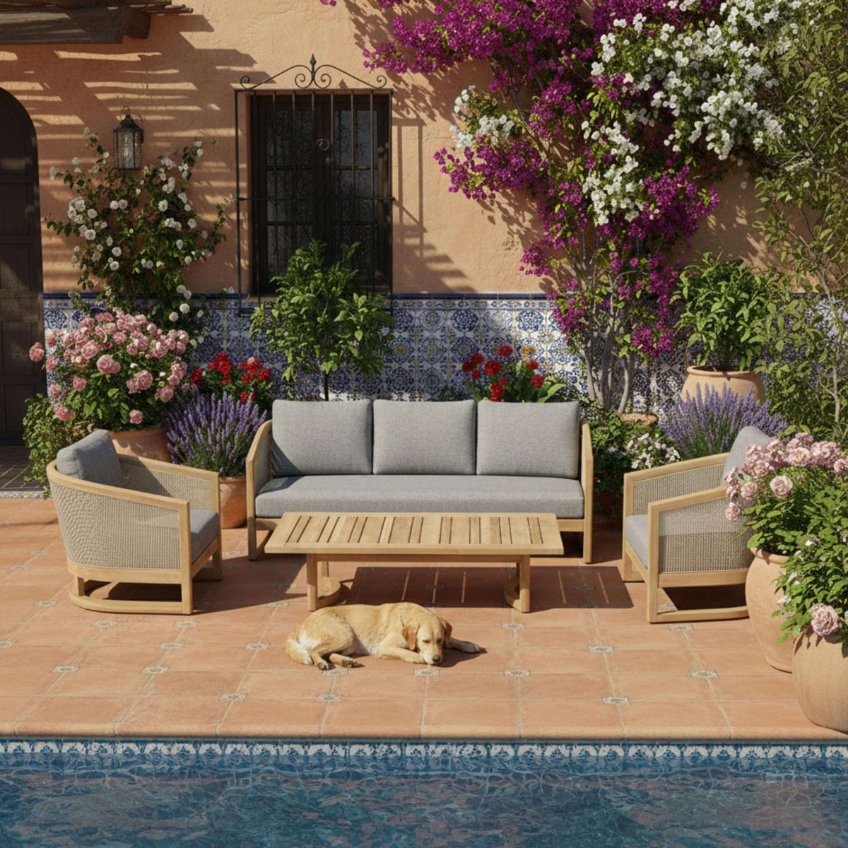 Anderson Teak Catania Deep Seating Sofa