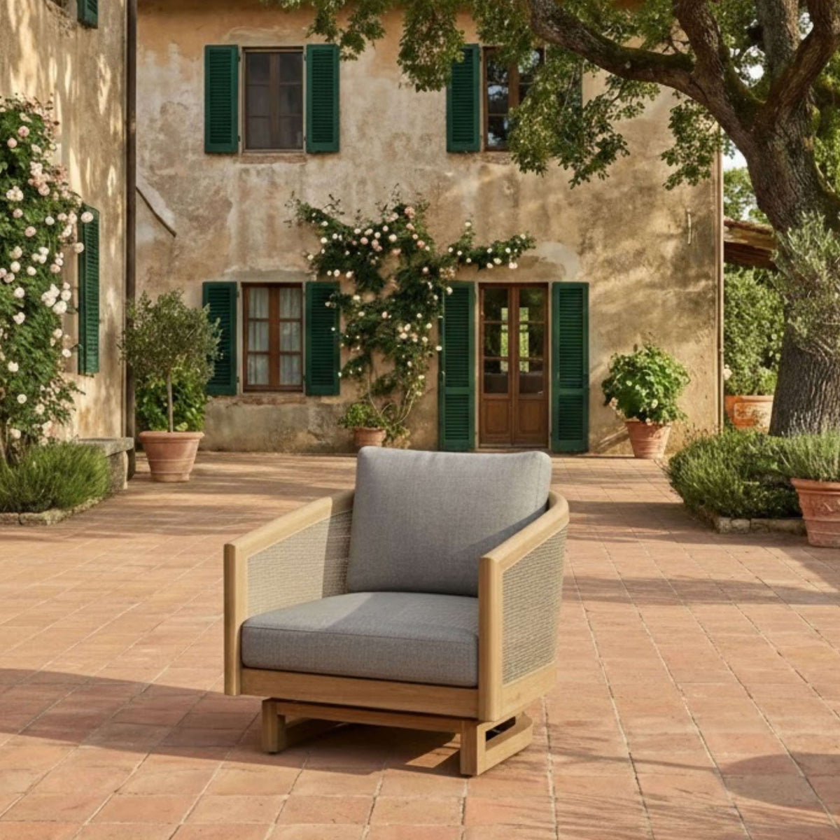 Anderson Teak Catania Swivel Chair