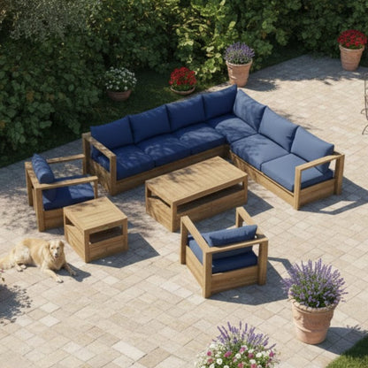 Anderson Teak Copacabana 7-Piece Modular Deep Seating Set