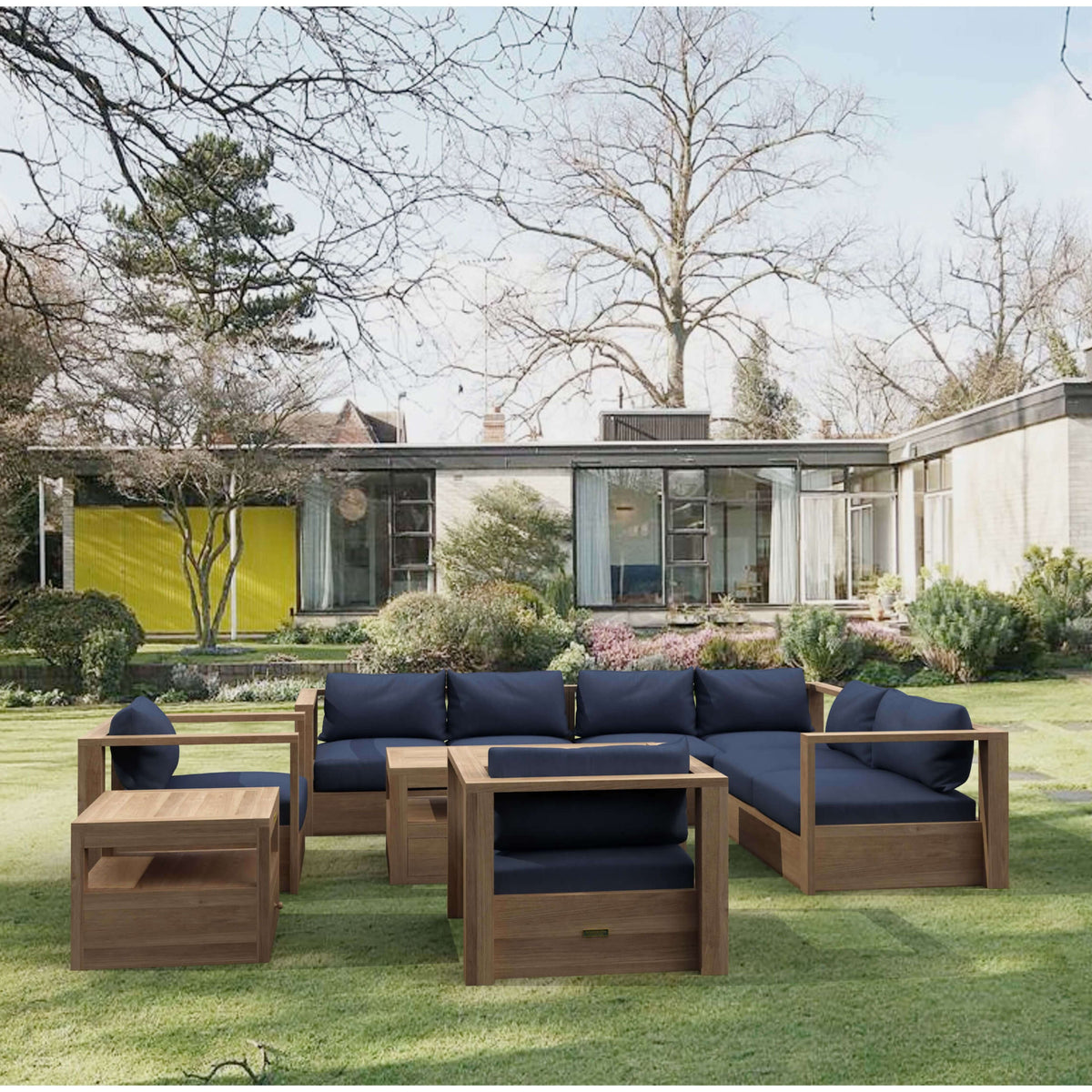 Anderson Teak Copacabana 7-Piece Modular Deep Seating Set