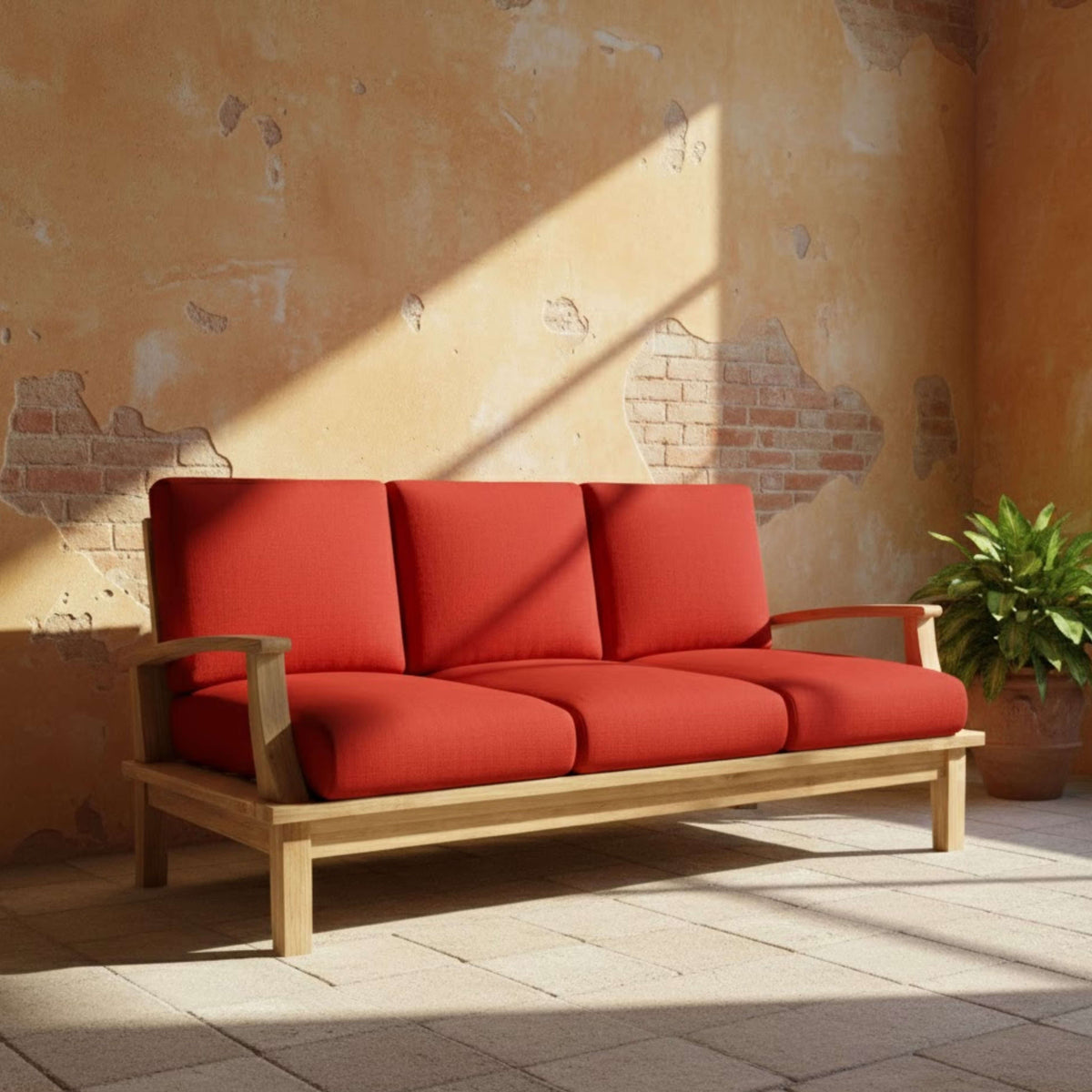 Anderson Teak Brianna Deep Seating Sofa + Cushion