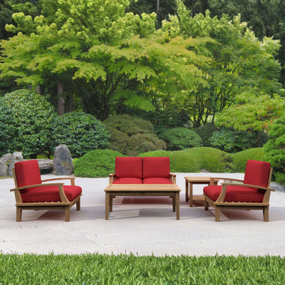 Anderson Teak Bahama Brianna 5-Piece Deep Seating Loveseat Set