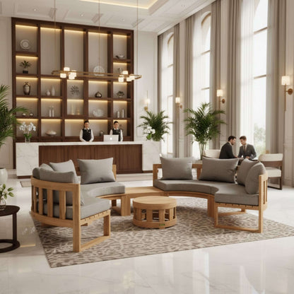 Anderson Teak Circular Modular Deep Seating Set