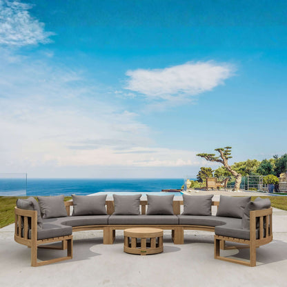 Anderson Teak Circular Modular Deep Seating Set