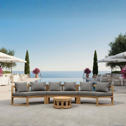 Anderson Teak Circular Modular Deep Seating Set