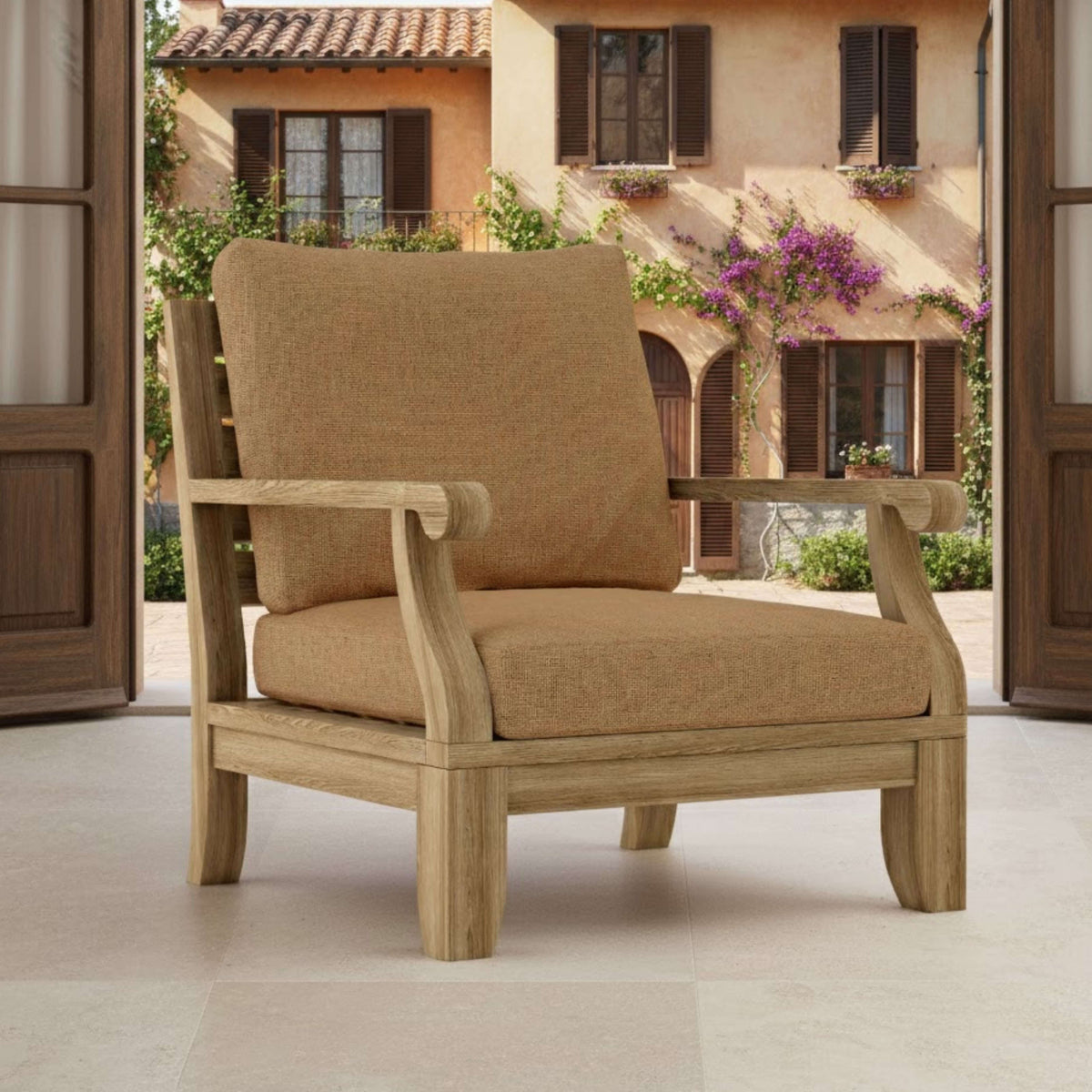 Anderson Teak Riviera 7-Piece Modular Set w/ Square Table