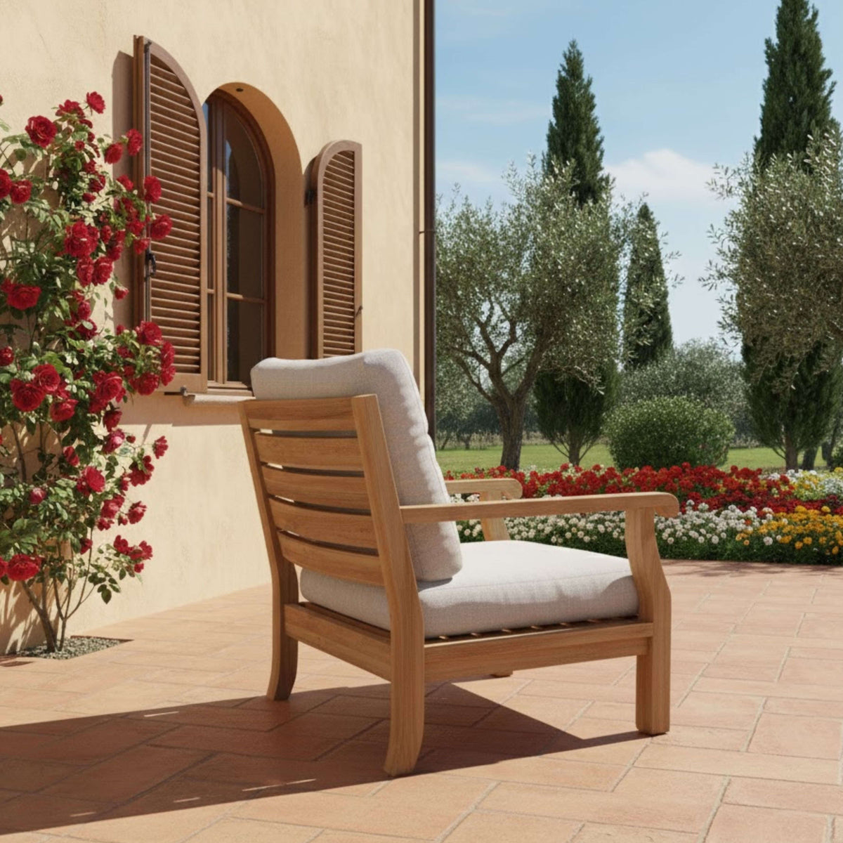 Anderson Teak Riviera 7-Piece Modular Set w/ Square Table