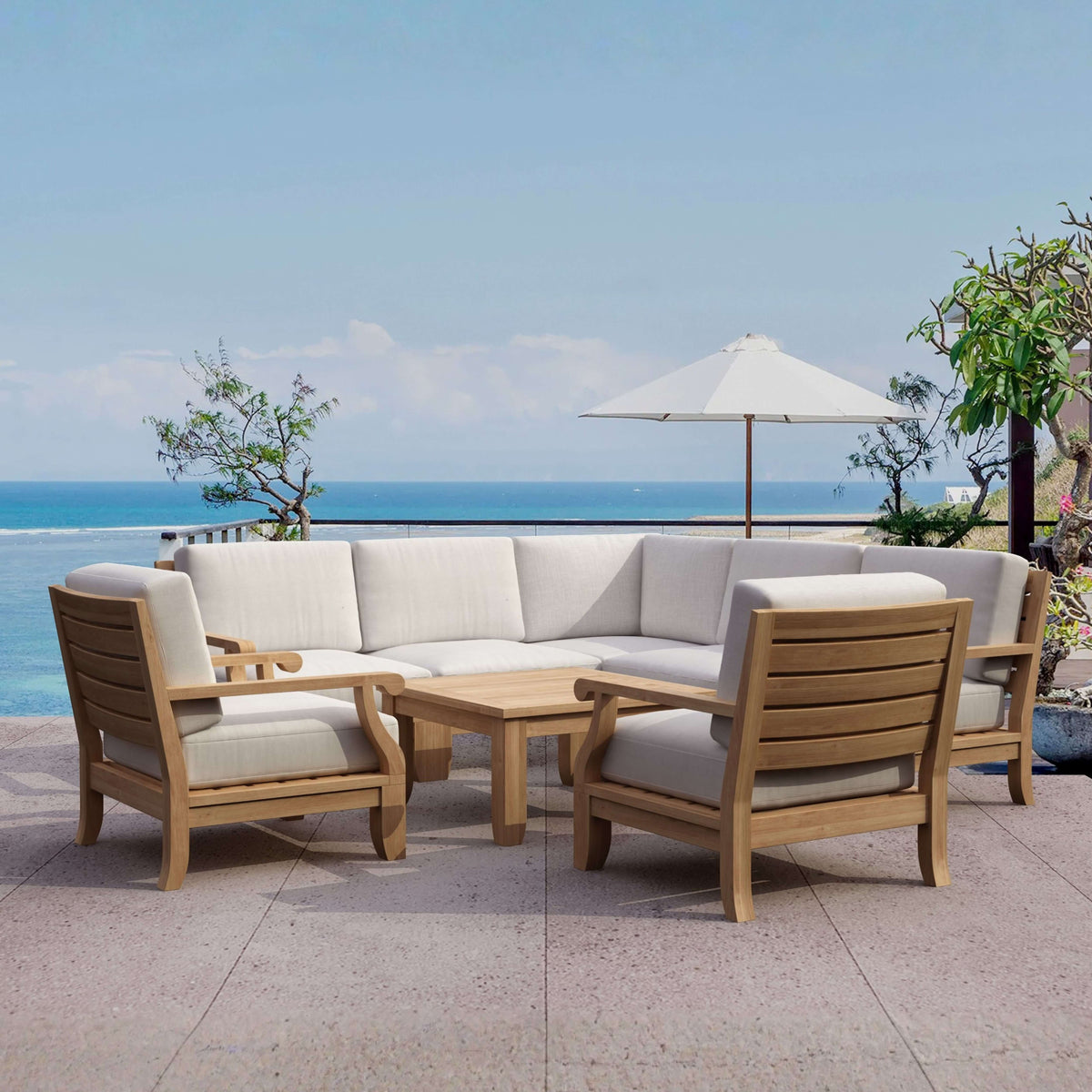 Anderson Teak Riviera 8-Piece Modular Set