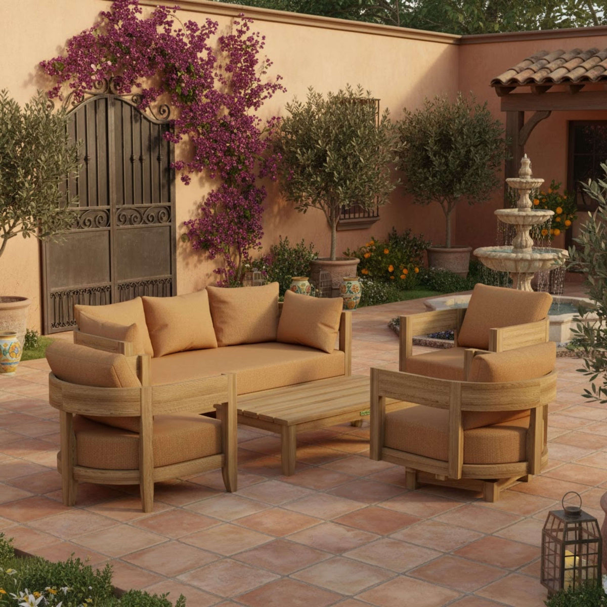 Anderson Teak Coronado 5-Piece Deep Seating Set