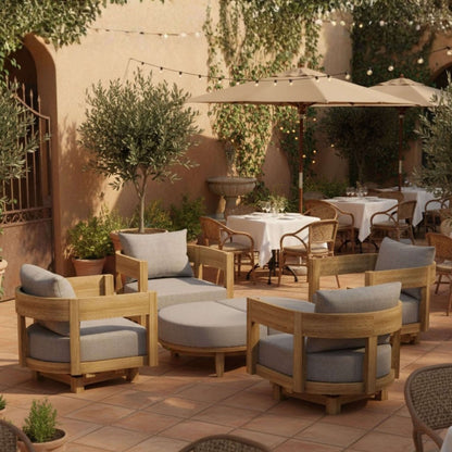 Anderson Teak Coronado 6-Piece Deep Seating Set