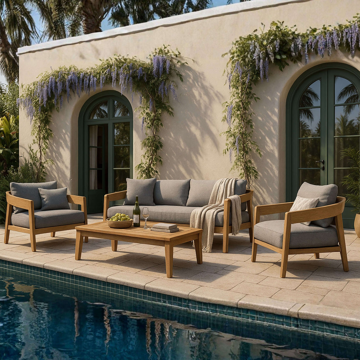 Anderson Teak Toscana 4-Piece Deep Seating Set
