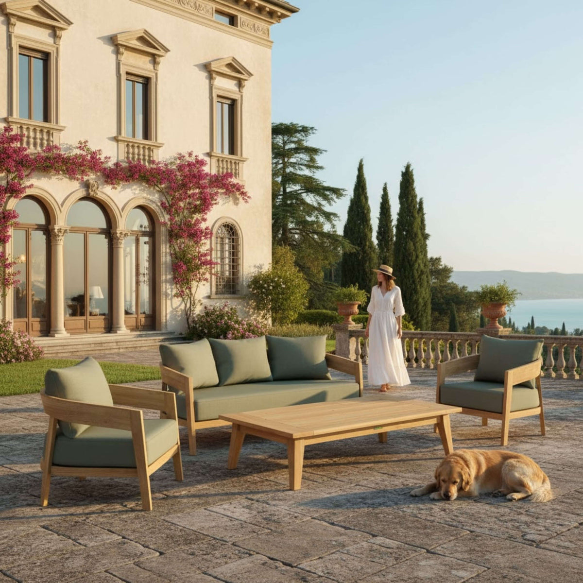 Anderson Teak Toscana 4-Piece Deep Seating Set