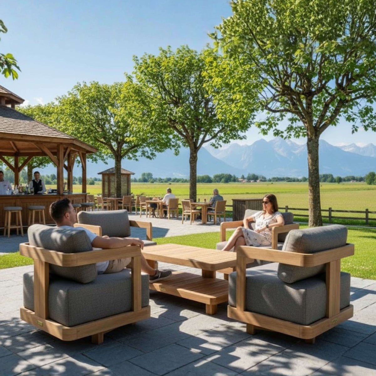 Anderson Teak Granada 5-Piece Deep Seating