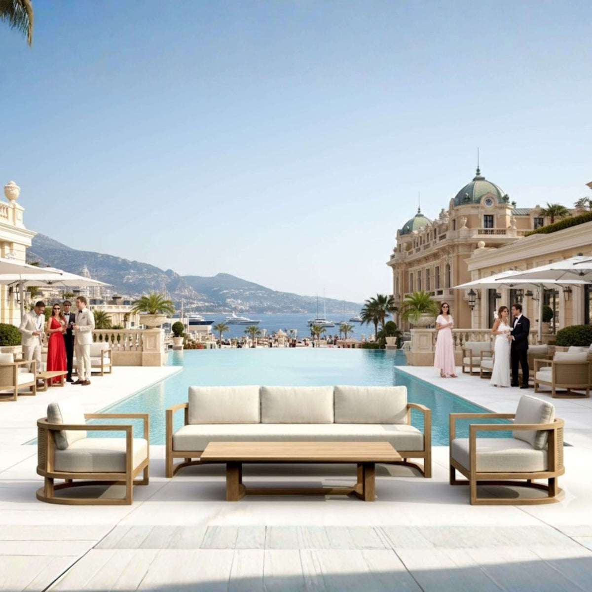 Anderson Teak Junus 4-Piece Deep Seating Set